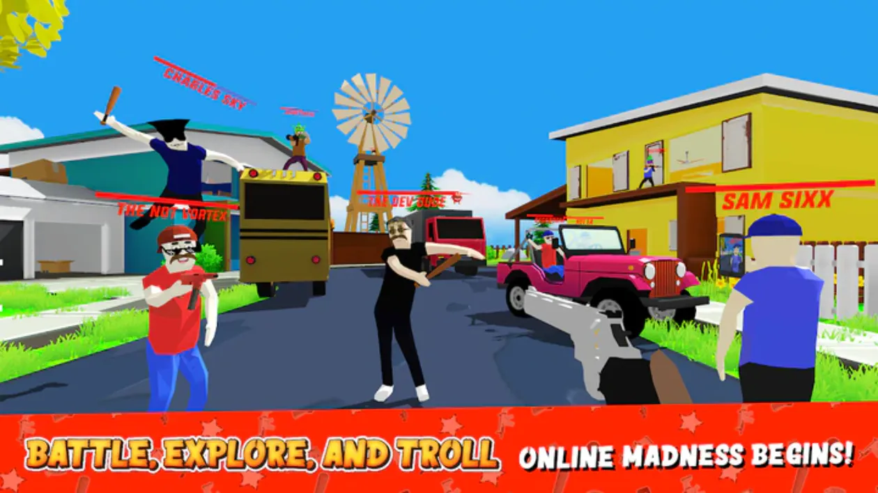 Dude Theft Wars Offline & Online Multiplayer Games (Unlimited Currency & Access All Weapons) screenshot 3